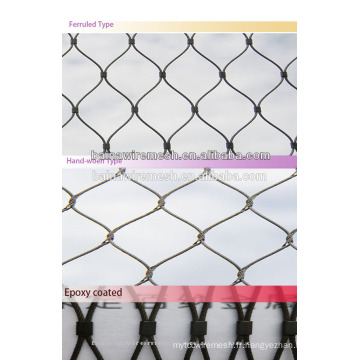 Wire Rope Mesh Ferronled and Knotted Type Requis